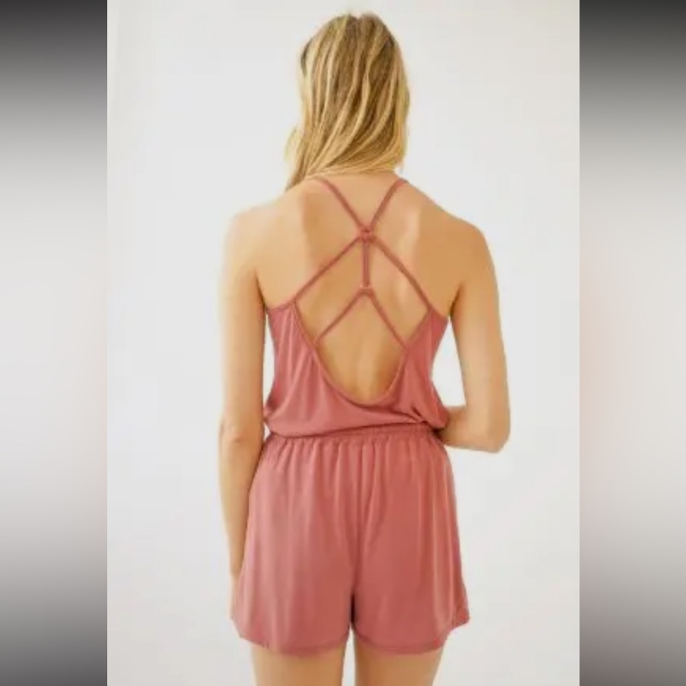 823. Mystree Cami Short Set Stylish Pink Sleepwear or Everyday Wear New Item NWT - Picture 2 of 3